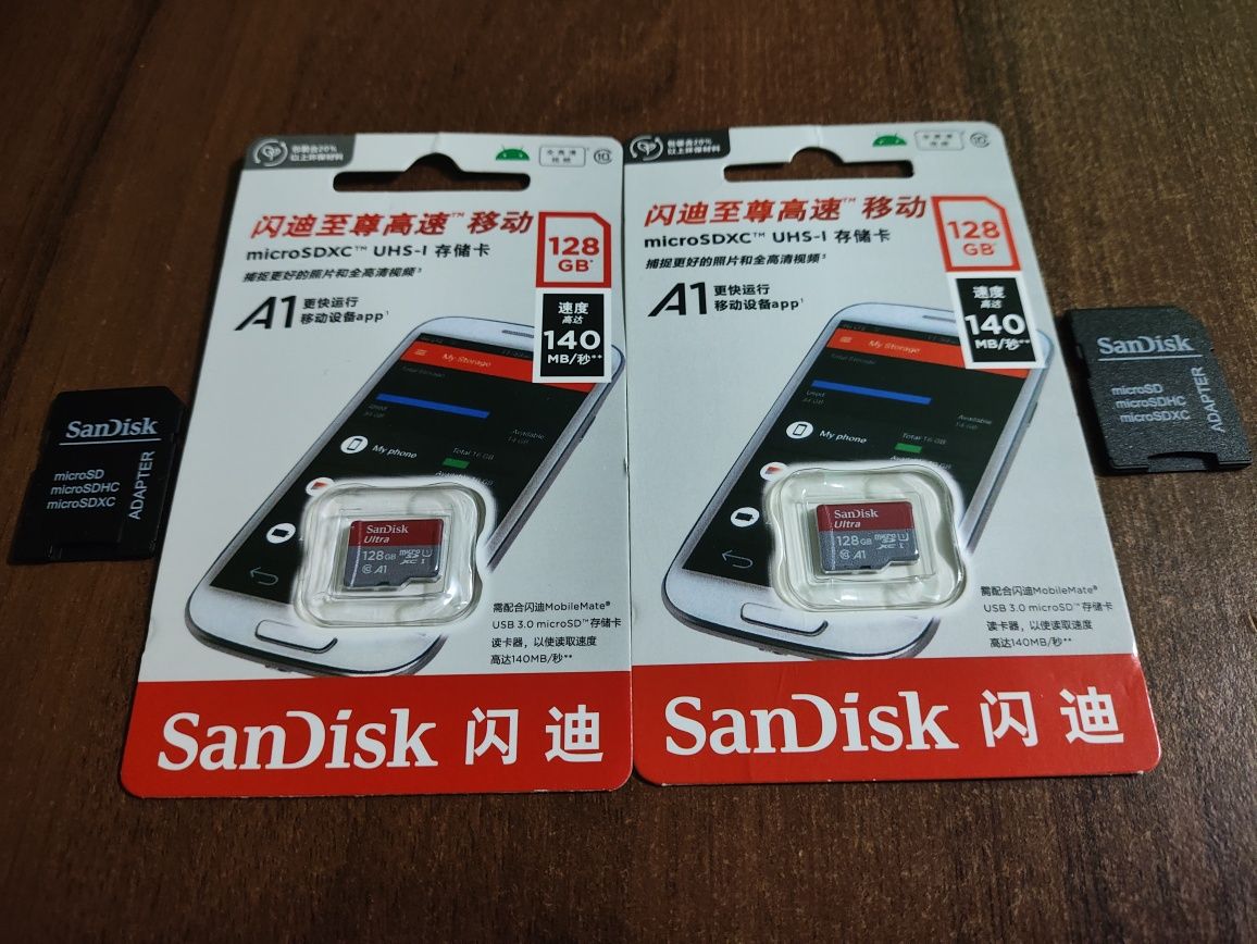 SanDisk A1 microSD 128GB 140MB