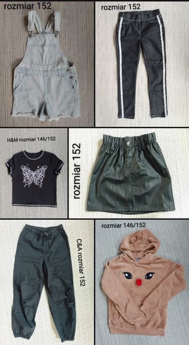 Paczka - odzież dziewczęca 146/152