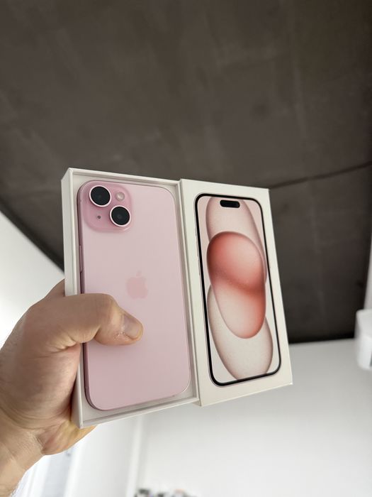 Apple iphone 15 128 gb рожевий як новий айфон 15 92%