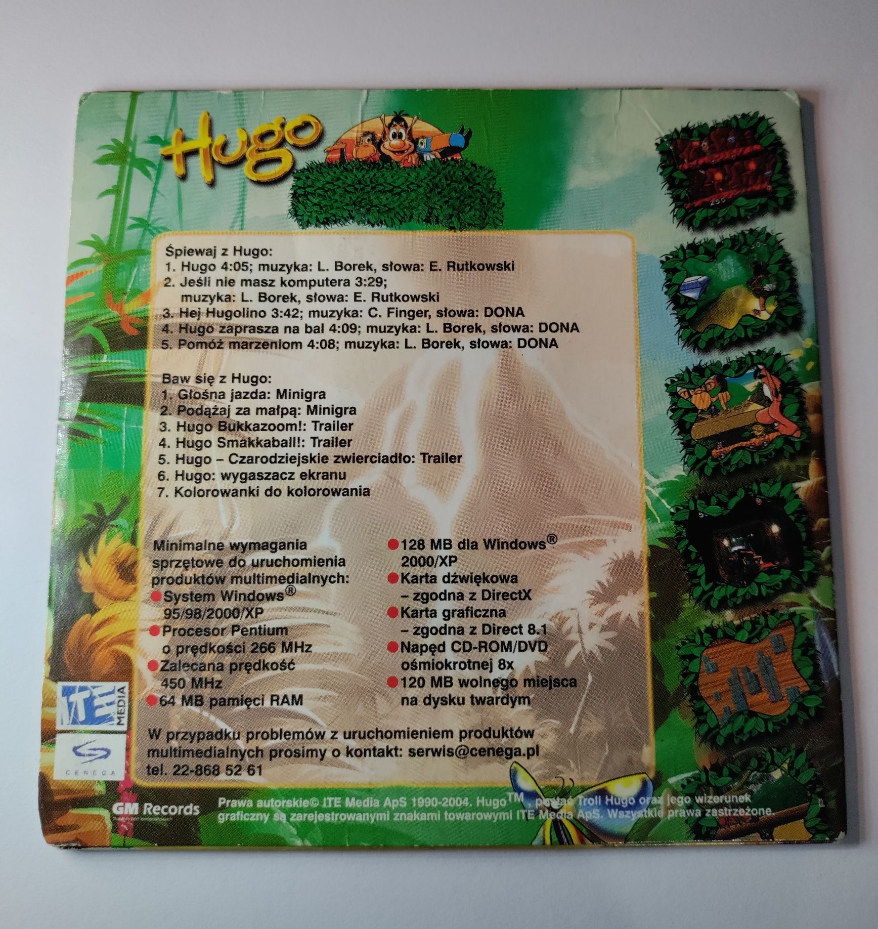 BAW SIĘ Z HUGO płyta gra PC