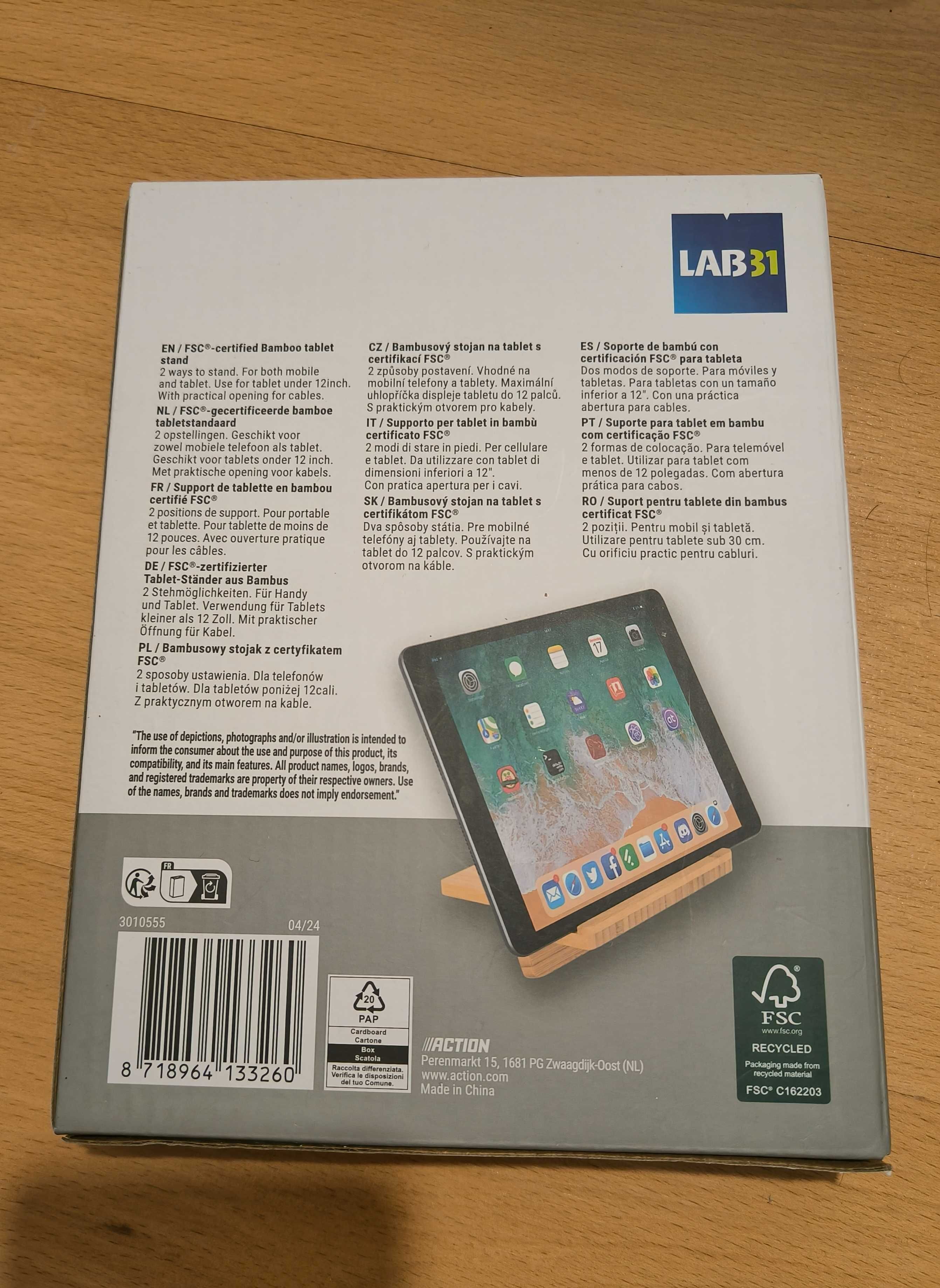 Stojak uchwyt na tablet LAB31