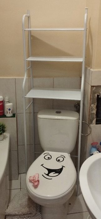 Nowy biały regał półka łazienkowa