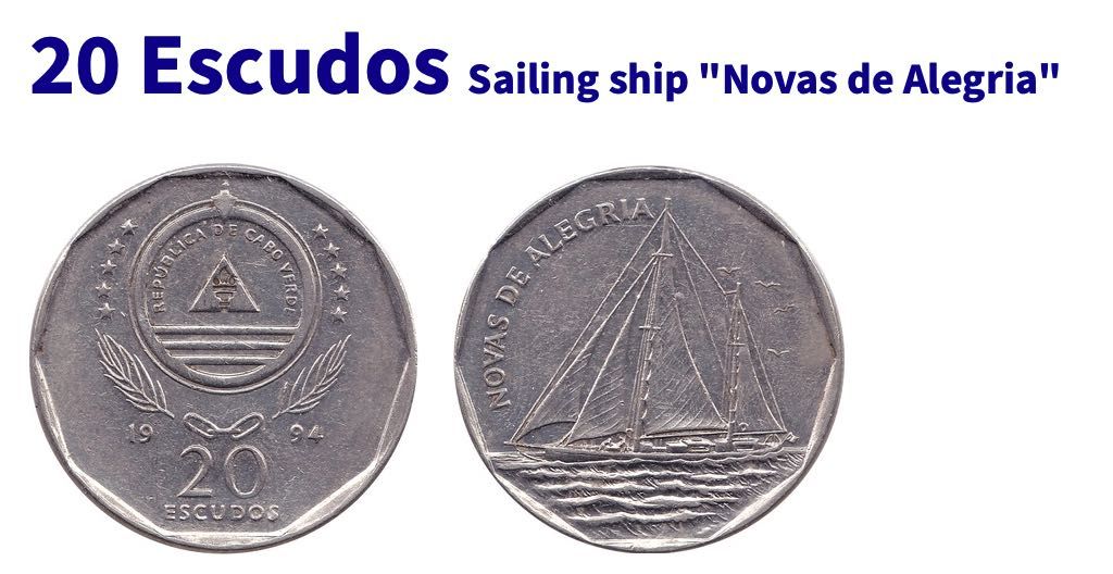 Moedas comemorativas Escudo - Cabo verde