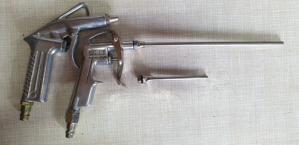 PISTOLET PNEUMATYCZNY do Pompowania Kół i Przedmuchiwania Zestaw 3szt