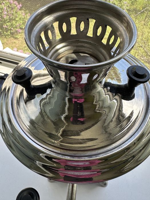 Самовар латунь СССР НОВЫИ на 3 л