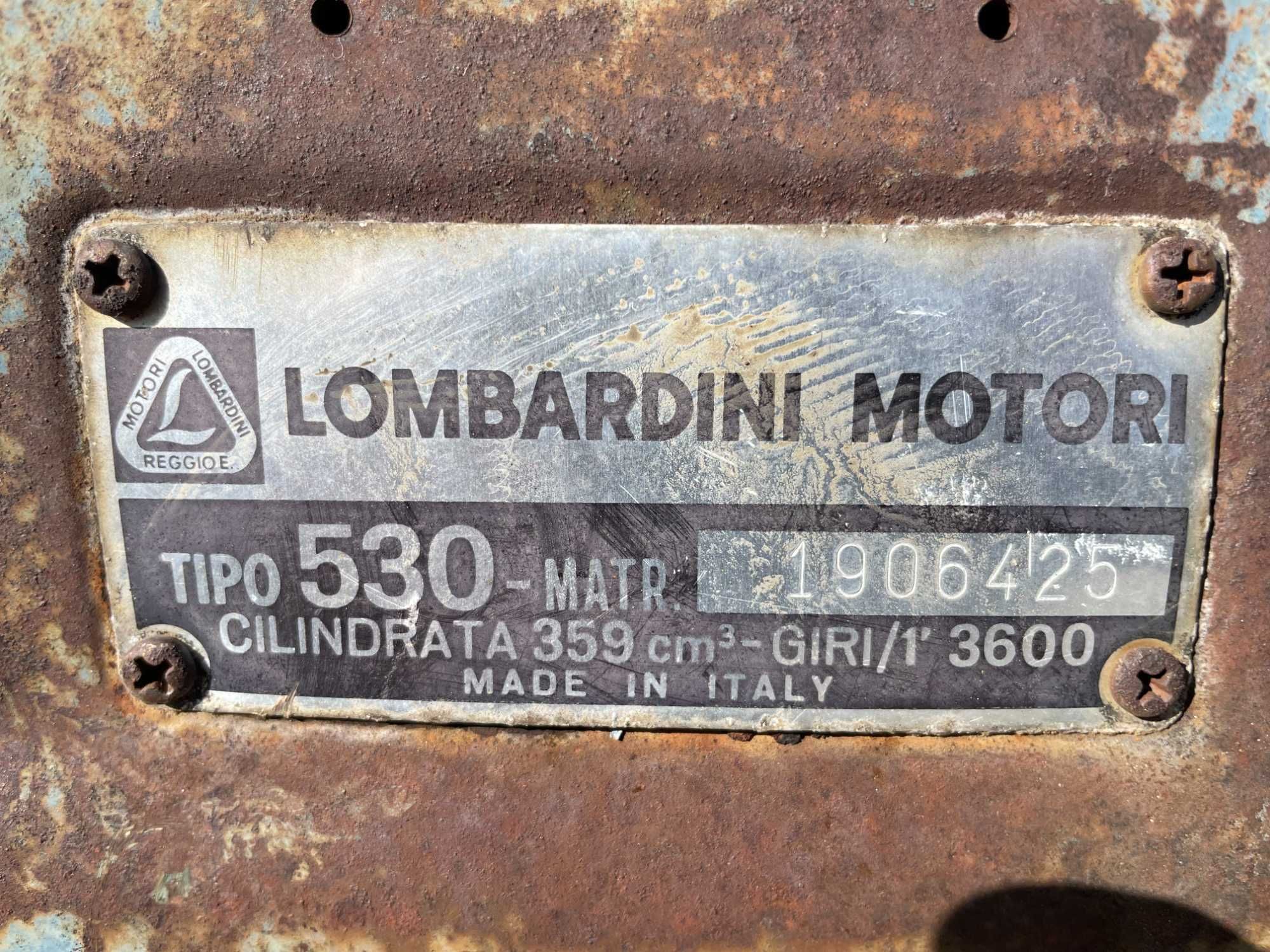 Silnik spalinowy Lombardini 530 , diesel , DEFEKT !!!