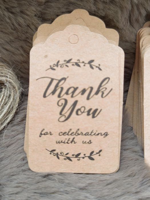 100 Cartões Diy De Papel Thank you for celebrating with us