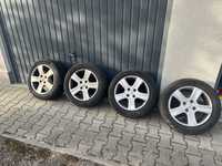 Sprzedam alufelgi 4x108 z oponami letnimi nexen bdb peugeot 308+ sruby