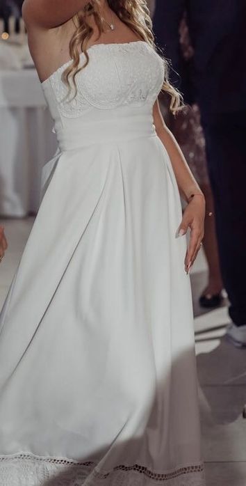 Suknia ślubna boho XS 34