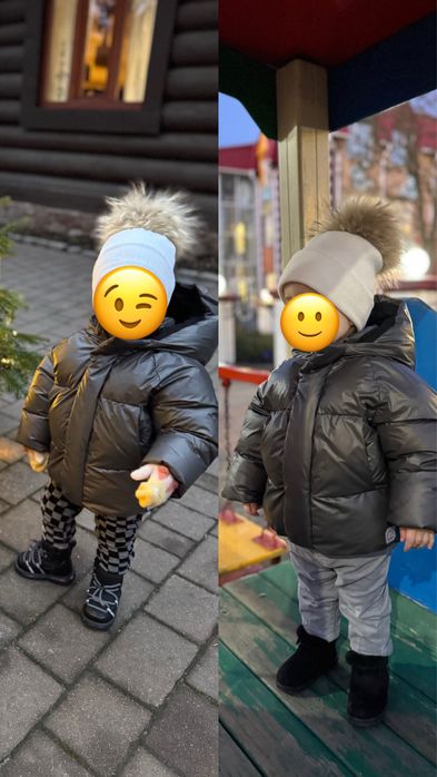 Пуховик zara ддя дівчинки 92 см