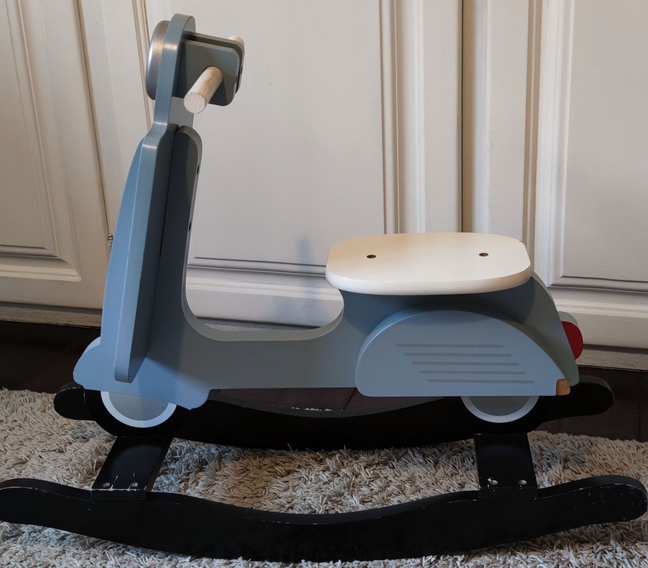 Vespa baloiço infantil de madeira