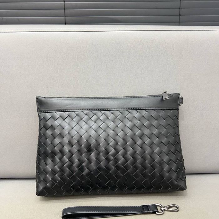 Мужская кожаная сумка клатч bottega veneta чоловіча сумка клатч ботега