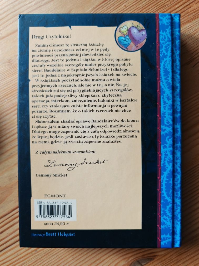 Lemony Snicket Seria niefortunnych wydarzeń Księga 8 Szkodliwy szpital