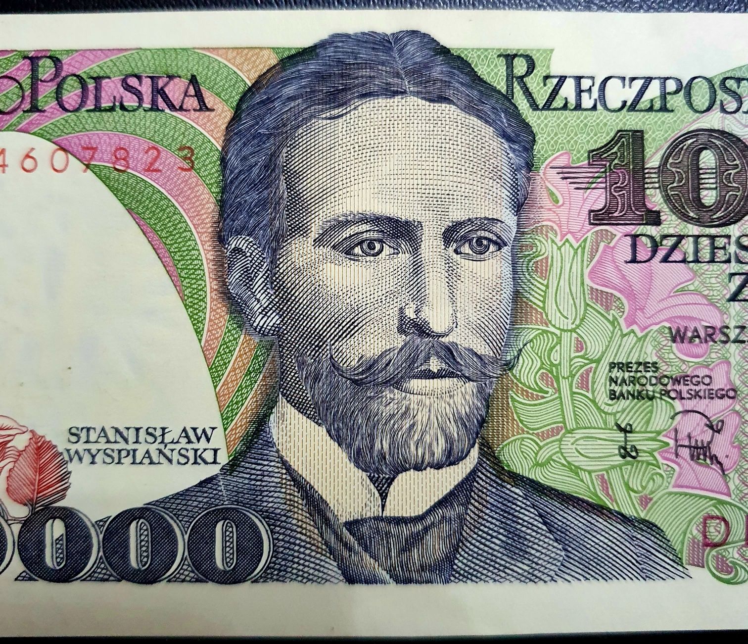 Banknoty Banknot PRL 10000 zł Wyspiański z 1988r UNC