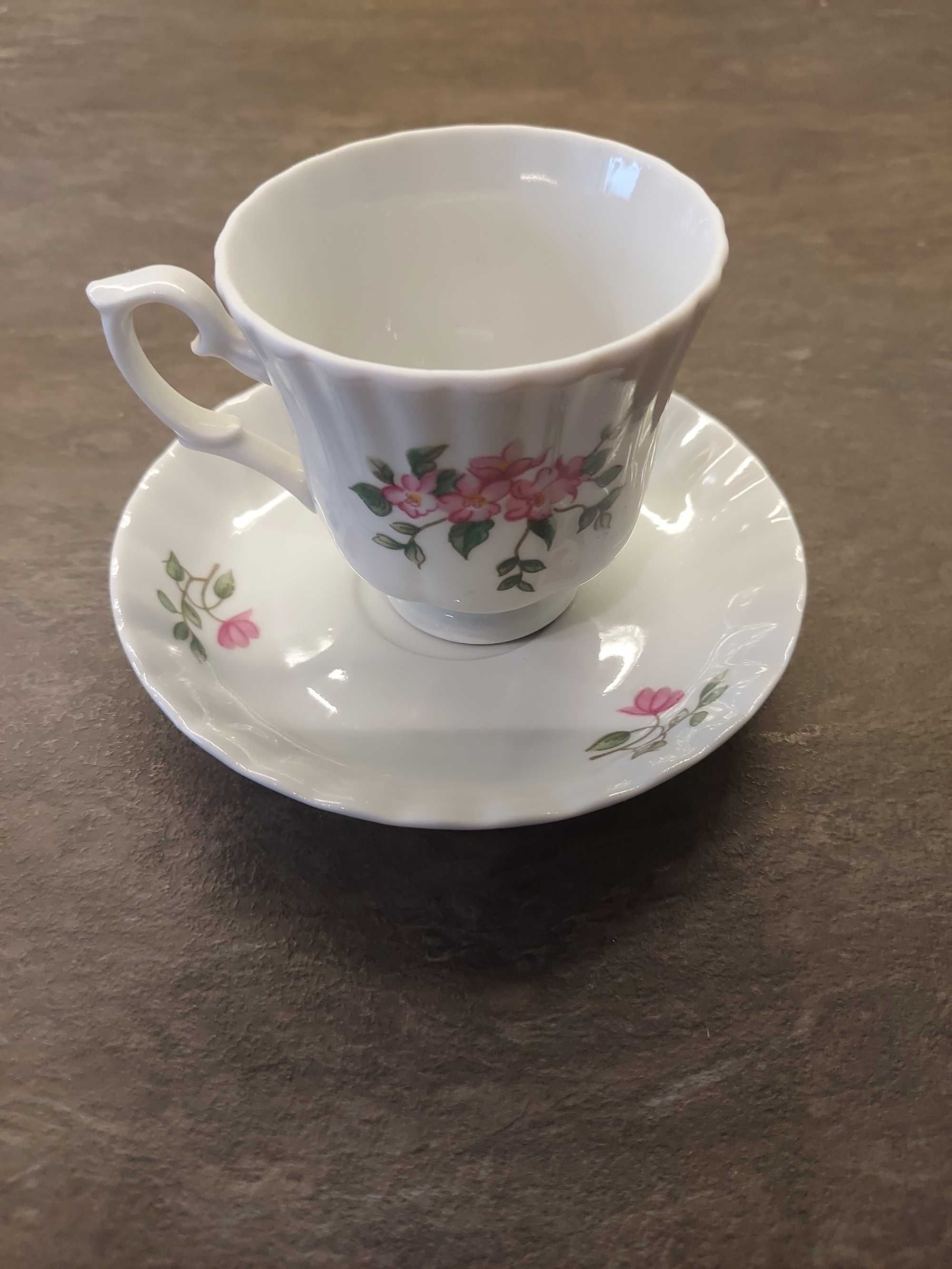 Filiżanka ze spodkiem Chodzież espresso PRL