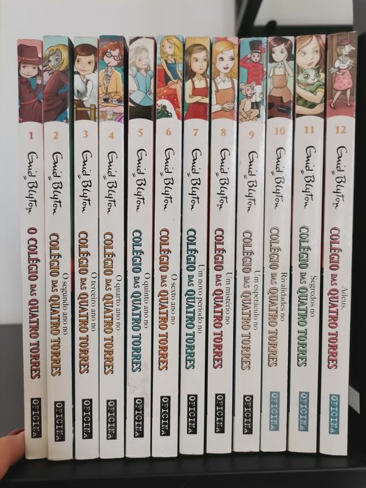 Livros juvenis  "O colégio das 4 torres", Enid Blyton
