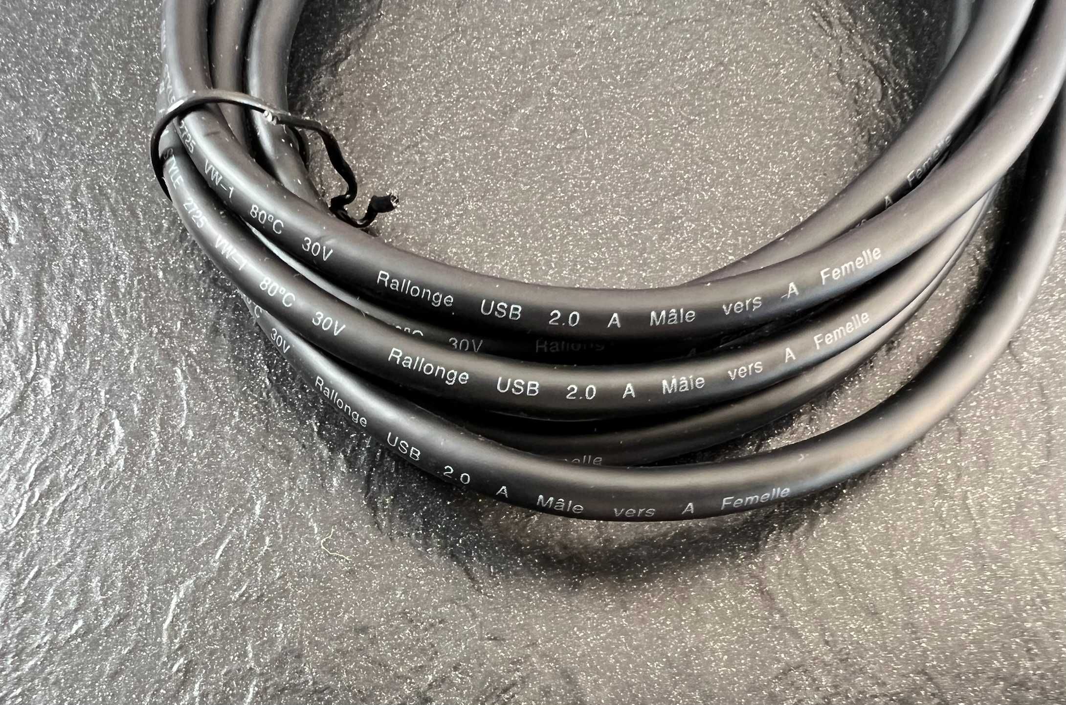 Amazon Basics Przewód przedłużający USB-A 2.0 2m