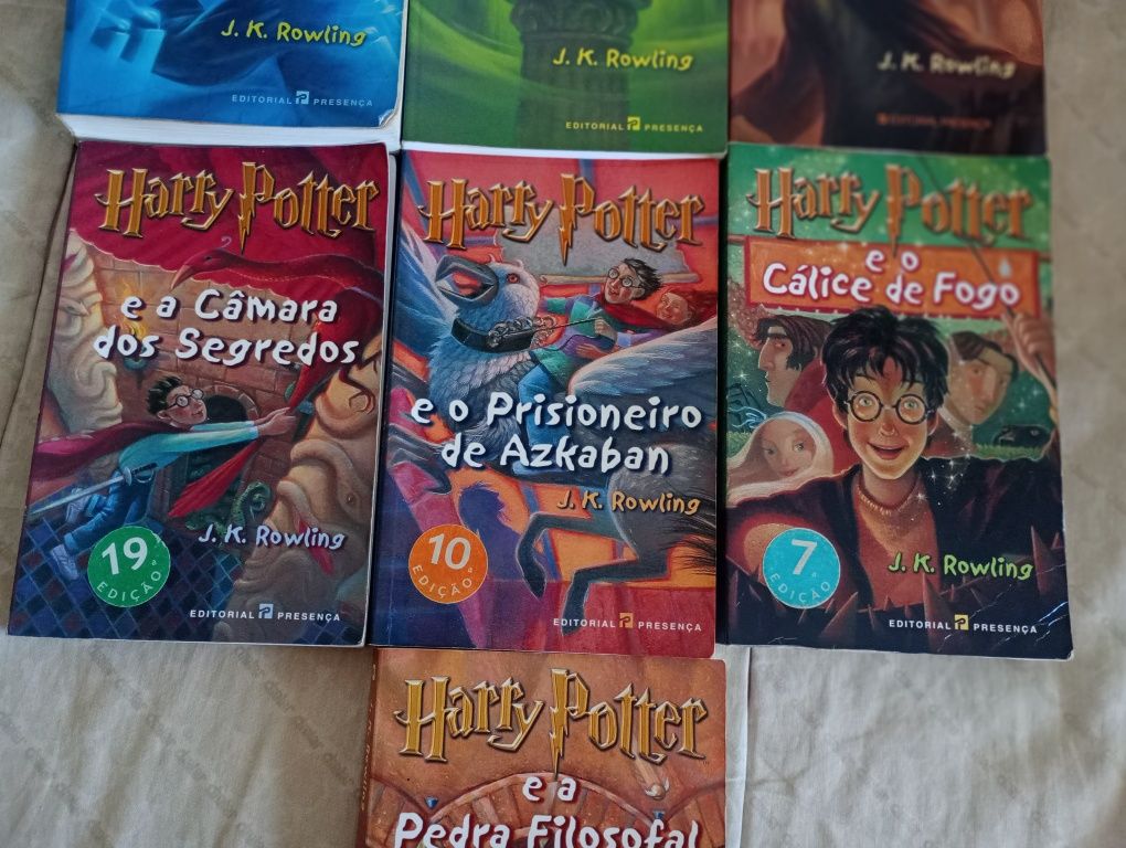 Coleção completa de livros Harry Potter