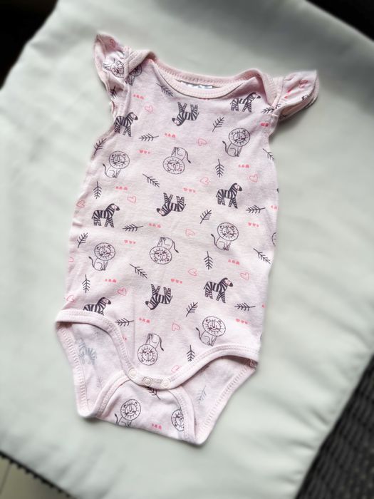 Body dla dziewczynki jasny róż 74/80cm niemowlęce