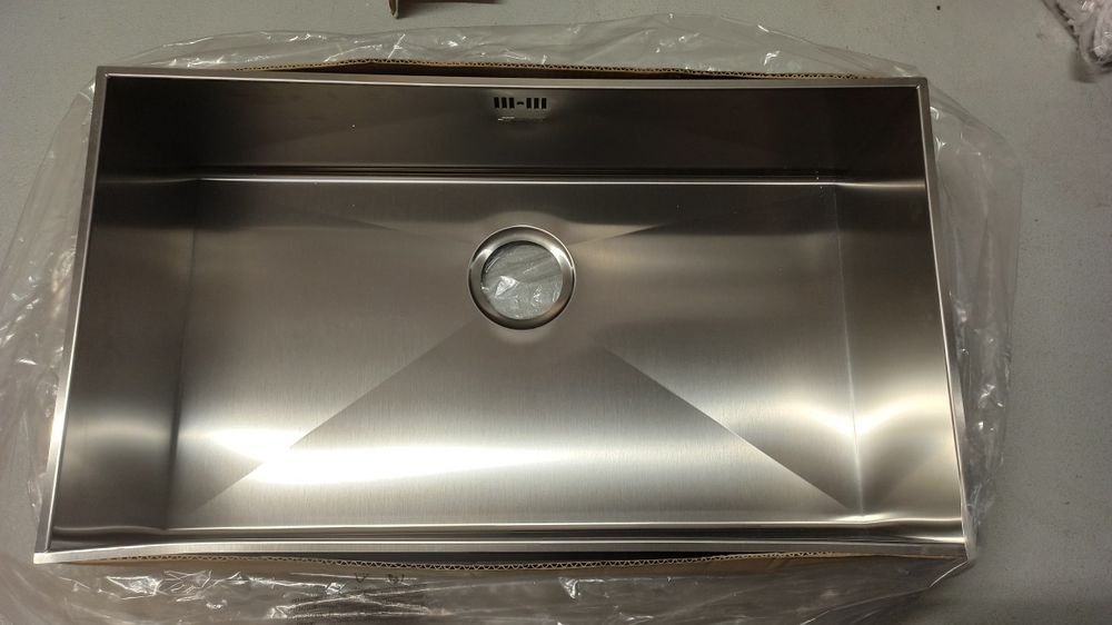 Zlewozmywak stalowy SMEG VSTQ72-2 nowy, uszkodzony