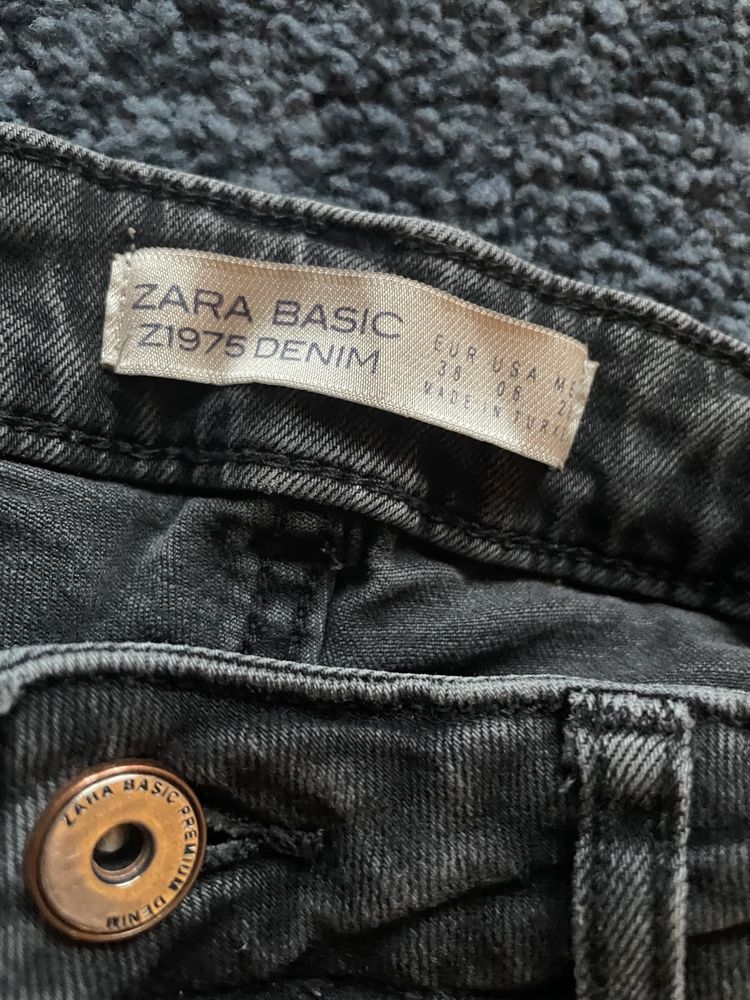 Jeansy damskie zara 38