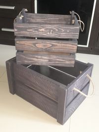 Ящик дерев'яний в стилі лофт, для організації простору приміщення