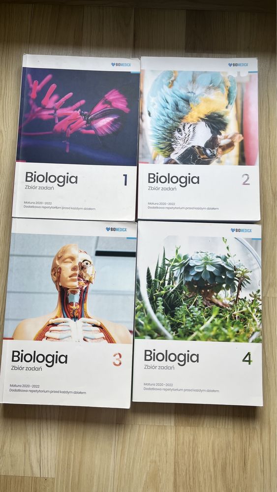 Biomedica biologia zbiór zadań wszystkie części
