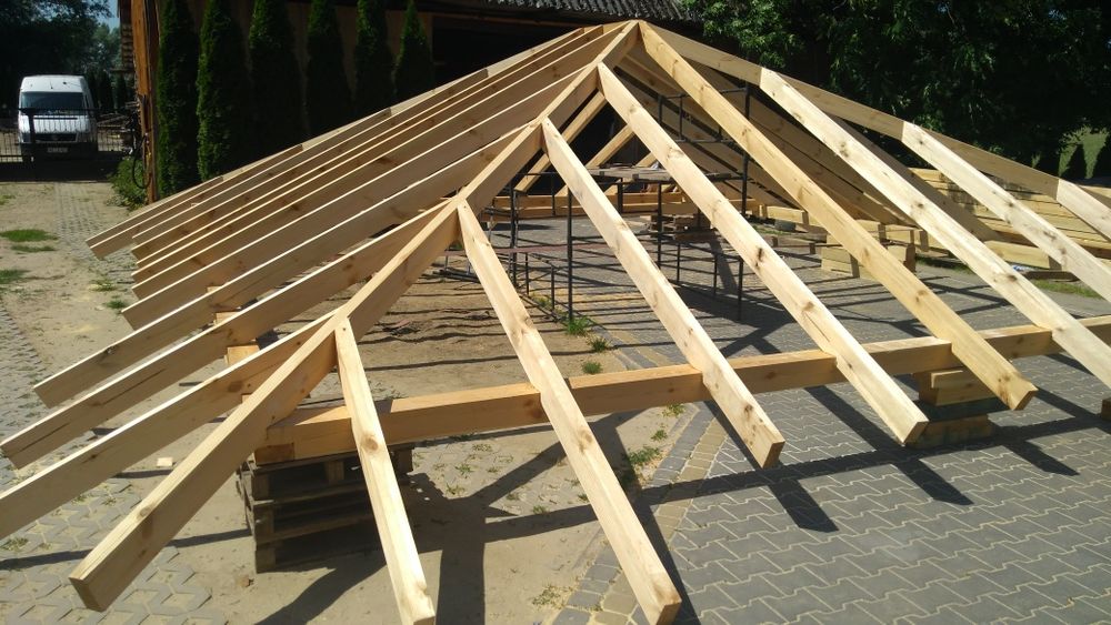 Wiata grillowa z garażem