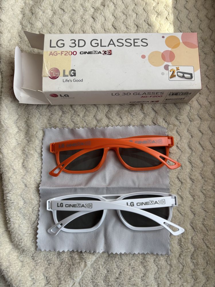 LG 3D glasses, okulary 3D NOWE