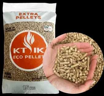 Pellet drzewny KTIK SUPER EXTRA PELLETS pelet sosnowy nie olczyk lava