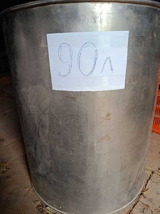 Бочка з неіржавіючої сталі 90л