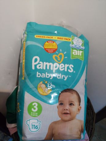 Pampers PAMPERS BABY DRY 3 (6-10 kg) 116 szt