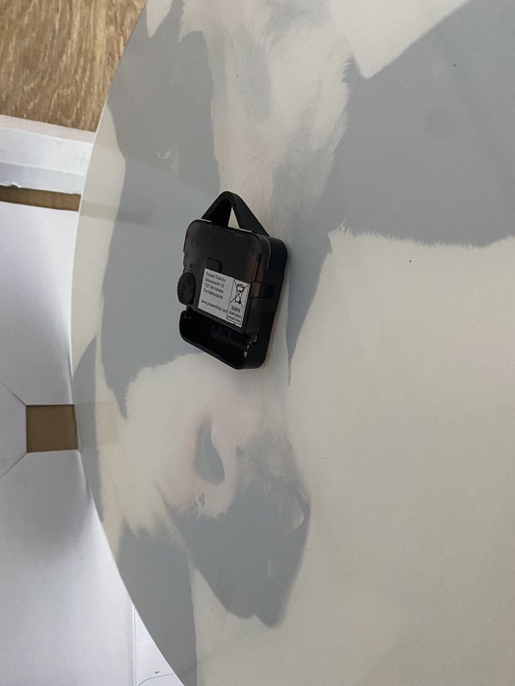 Zegar duży na ściane bez cyfr karlsson cow wall clock
