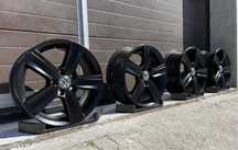 4x felgi aluminiowe Czarne 5x112 r16 et46 6,5J Alufelgi Oryginał VW 16