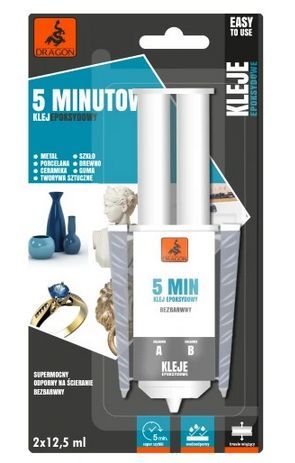 DRAGON Klej uniwersalny - epoksydowy 2x12,5ml blister
