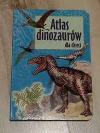 Atlas dinozaurów dla dzieci twarde kartki