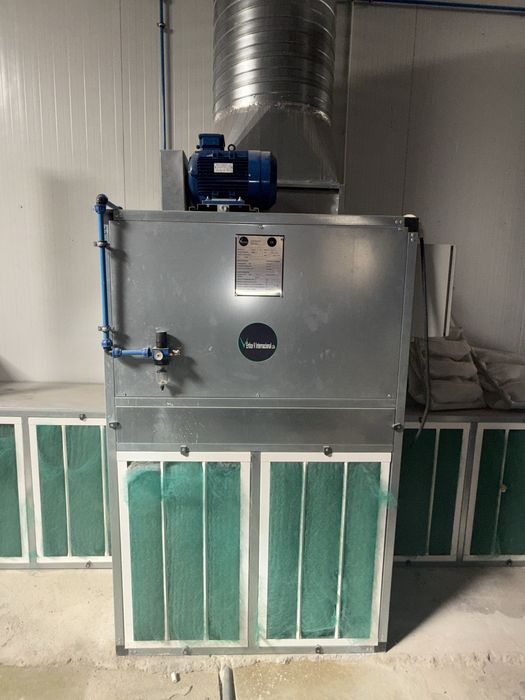 Cabine de Pintura , compressor e Area de Preparação da pintura