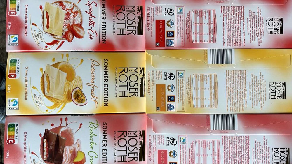 Шоколад з Німеччини Moser Roth 125г чорний