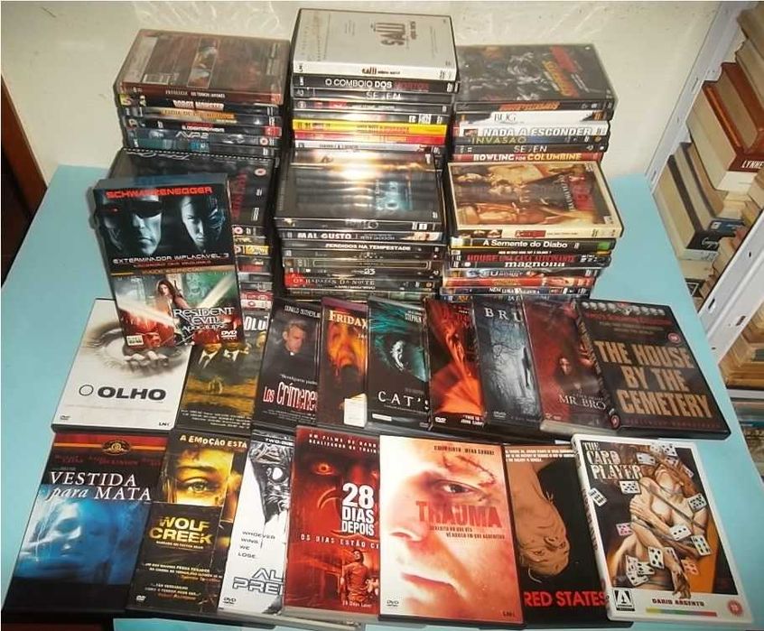 97 Filmes DVD Terror , FC e outros géneros, alguns muito raros