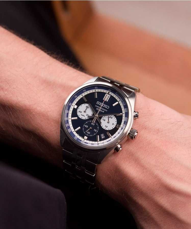 Zegarek męski Seiko Sport Chronograph  SSB427P1 * Nowy *