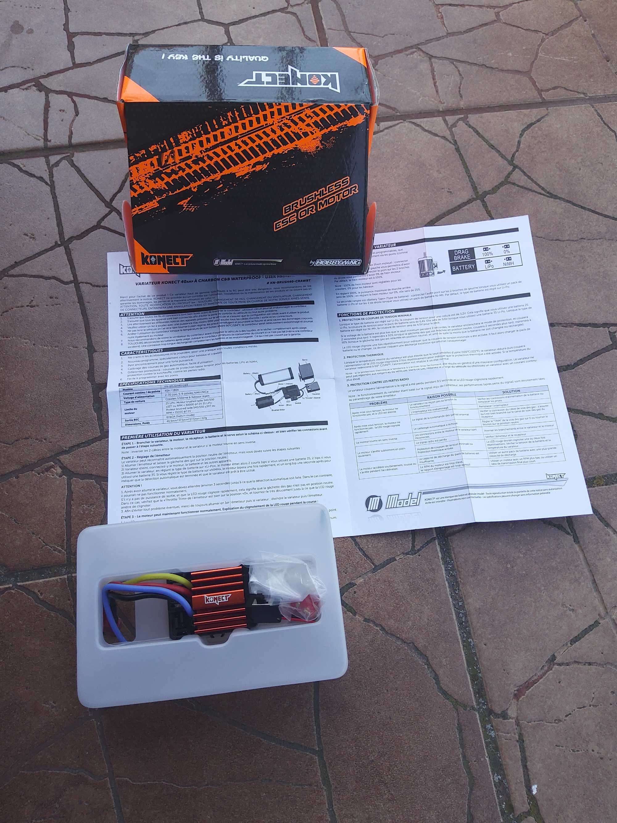 Regulator obrotów do modeli  aut  RC