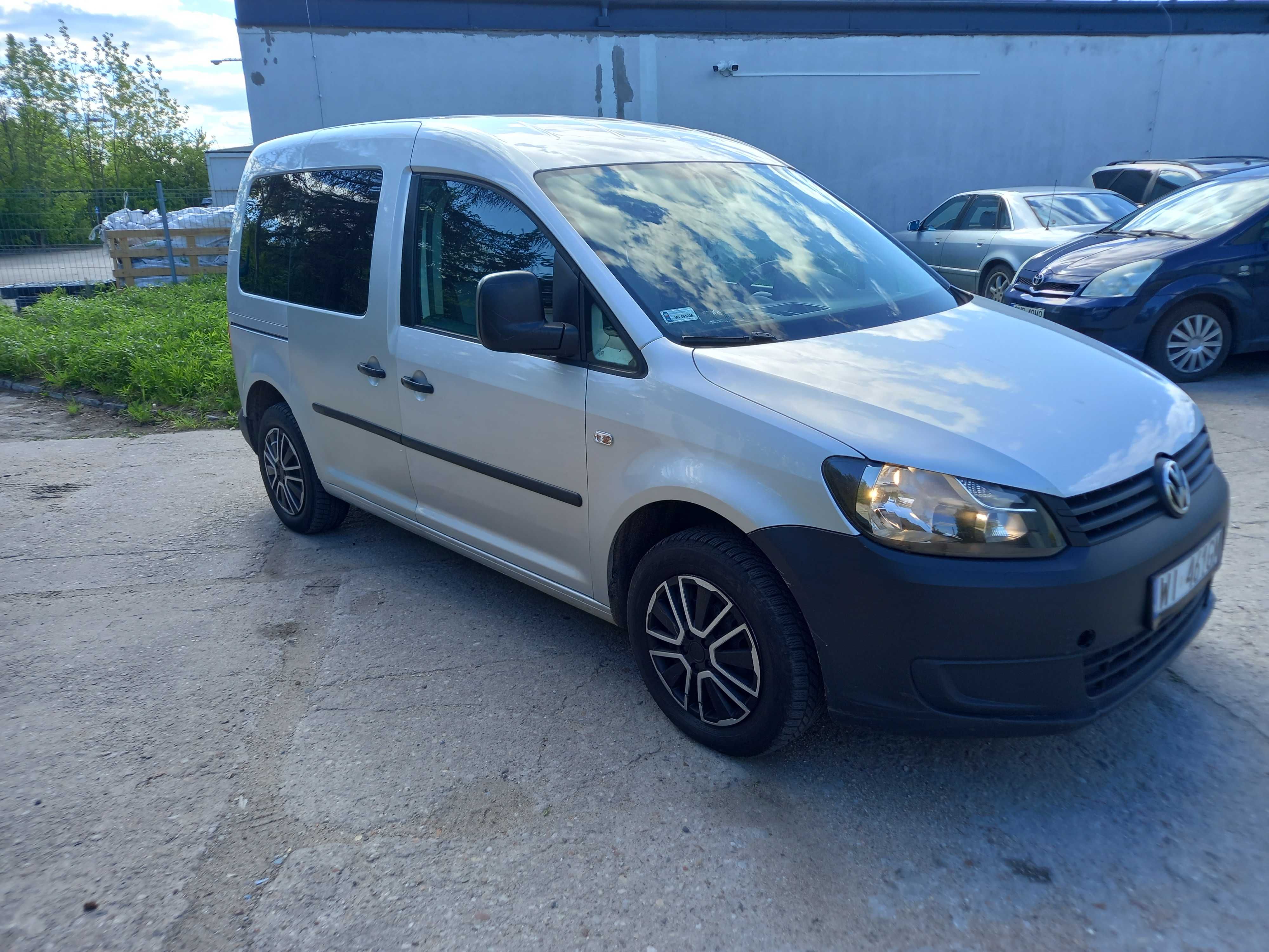 Volkswagen Caddy 10r. 1.6 TDI, Klima, 5 Osób