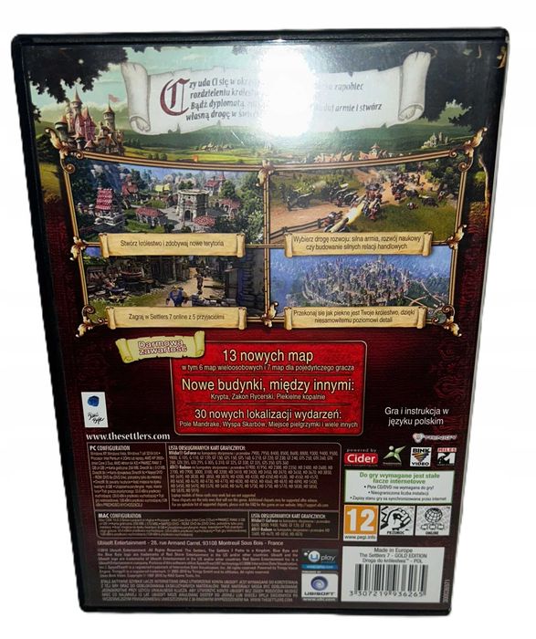 The Settlers 7 Droga Do Królestwa BOX PL - pudełko po grze