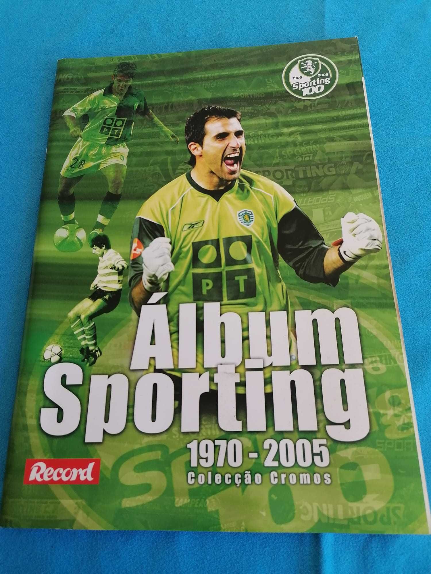Caderneta Album Record Sporting 1970 a 2005
