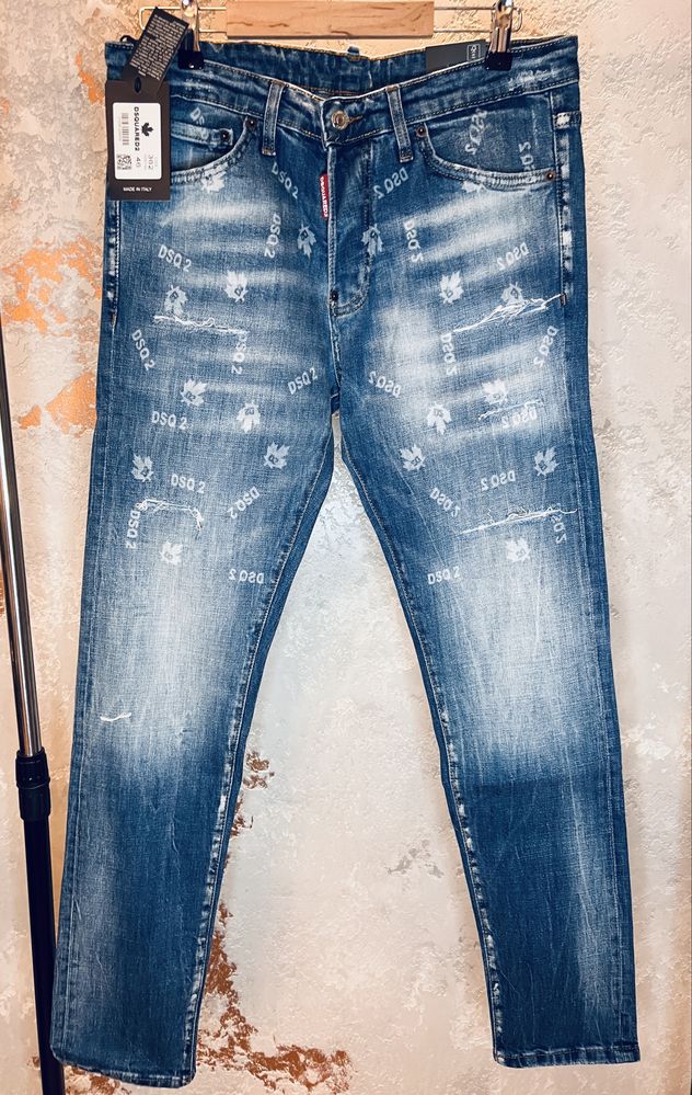 Dsquared2 spodnie meskie jeansowe 48,56
