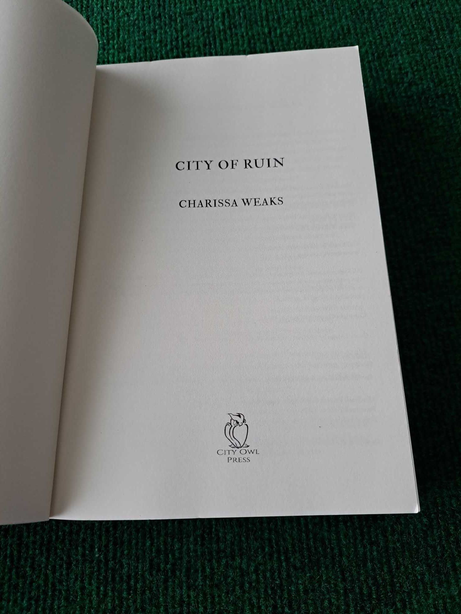 City of Ruin - A Witch Walker Novel - Charissa Weaks