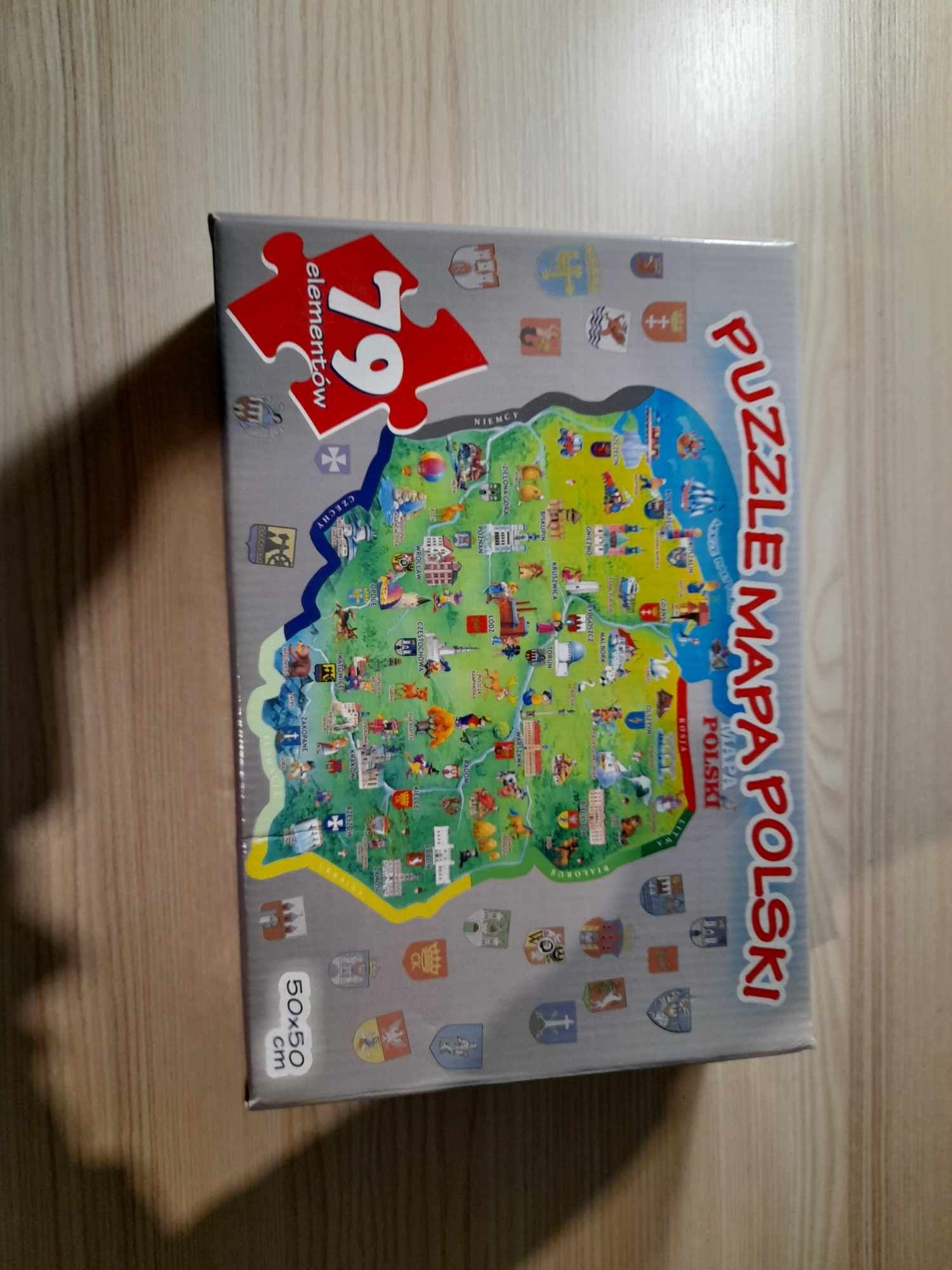 Puzzle mapa Polski