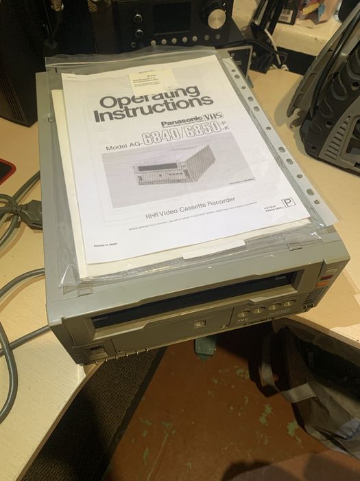 Професійний відеомагнітофон VHS Panasonic AG-6850H-E Made in Japan