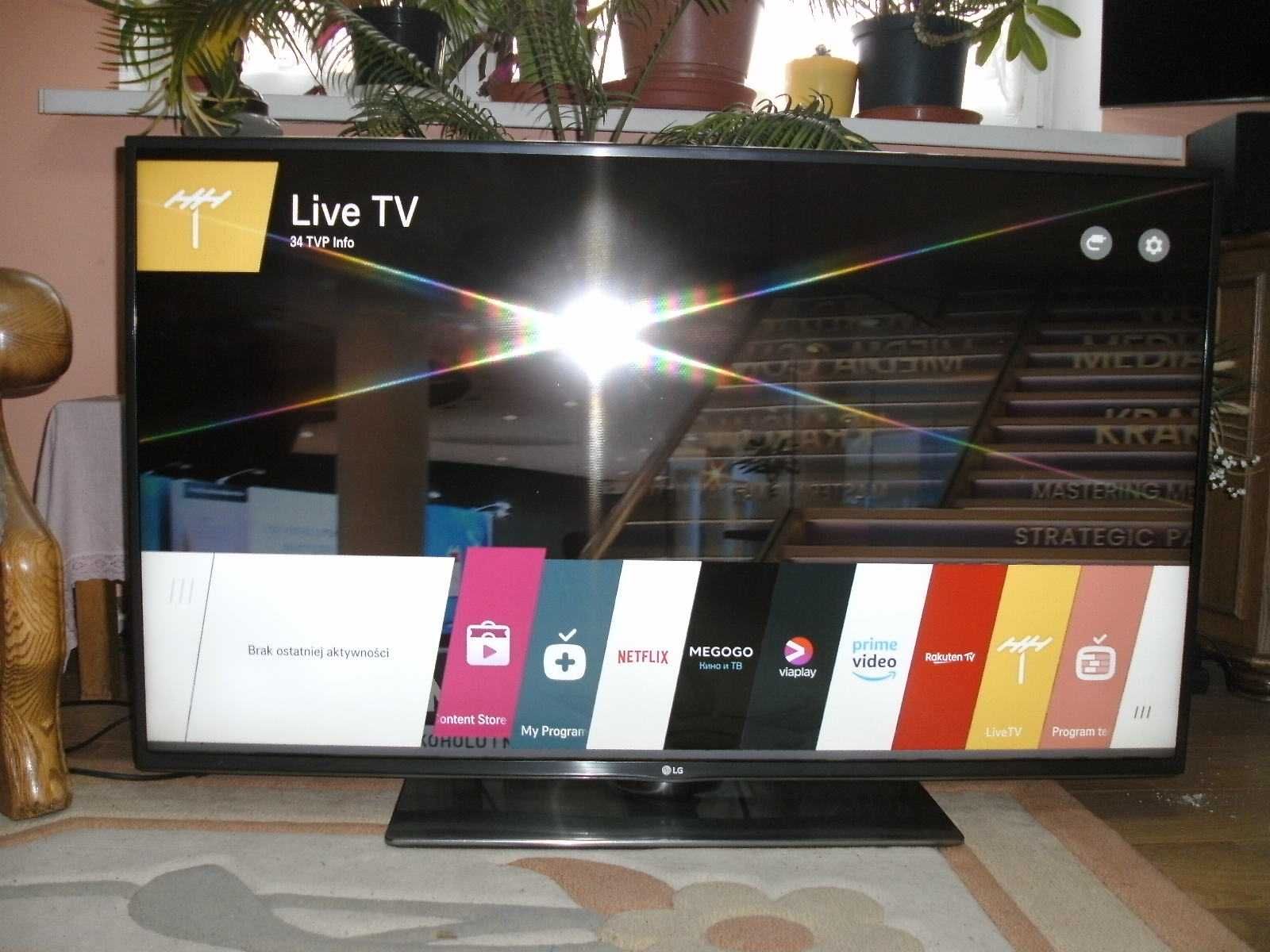 LG 50"- Smart TV z WiFi- 3D- WebOS- YouTube itp. Wysyłka