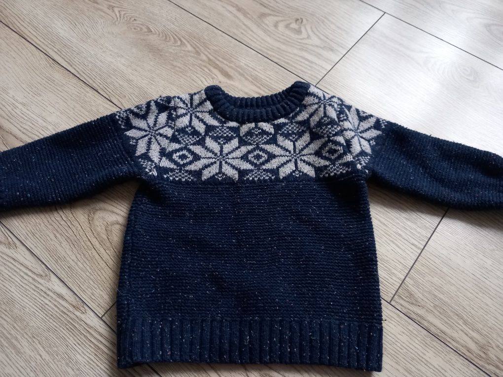 Sweterek chłopięcy r.80